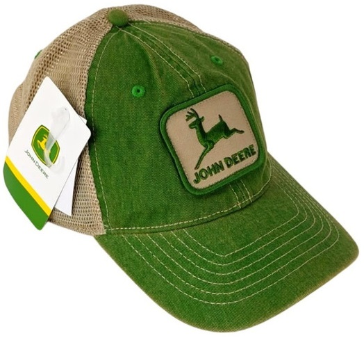 Cap JD Stone Washed Logo John Deere