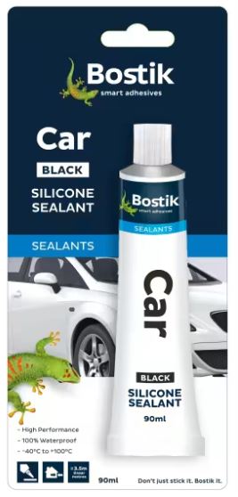 Flexilbe Black silicone for vehicles. Ideal for joints, waterhoses and general sutomotive use.