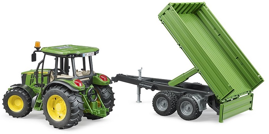 Toy Bruder 5115M Tractor With Trailer