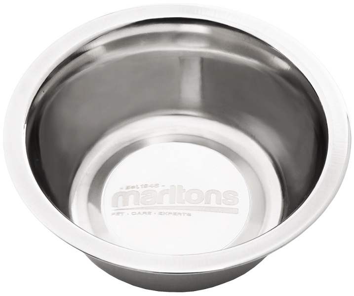 Choose the Marltons Stainless Steel Dog Bowl (0.45L) for a reliable and hygienic feeding option. Ideal for small to medium-sized dogs, this bowl is durable, rust-resistant, and easy to clean.