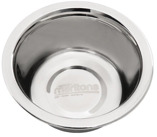 Marltons Stainless Steel Dog Bowl (0.25L) is perfect for small dogs and puppies. This durable bowl is easy to clean and provides a hygienic feeding solution for your furry friend.