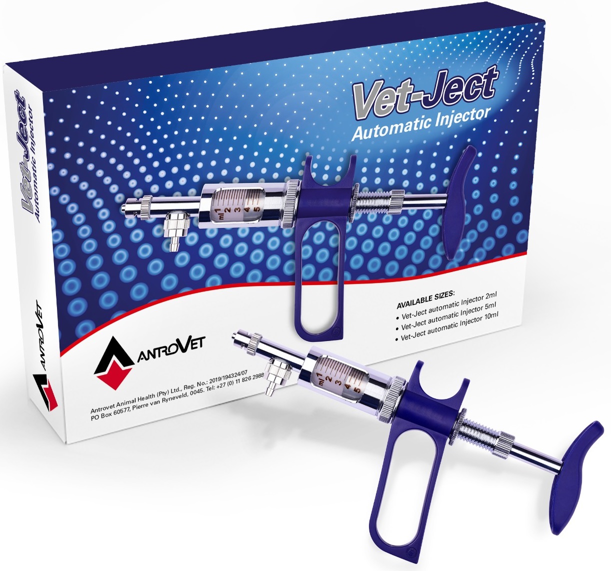 Syringe Auto 5ml Vet-Ject Antrovet.