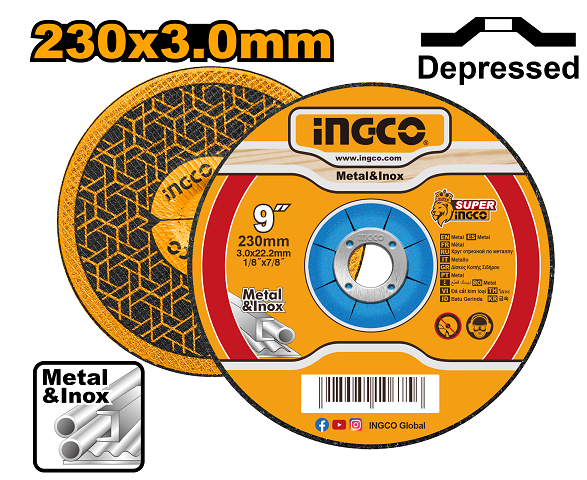 Disc Cut Steel 230X3.2X22.2 25Pc