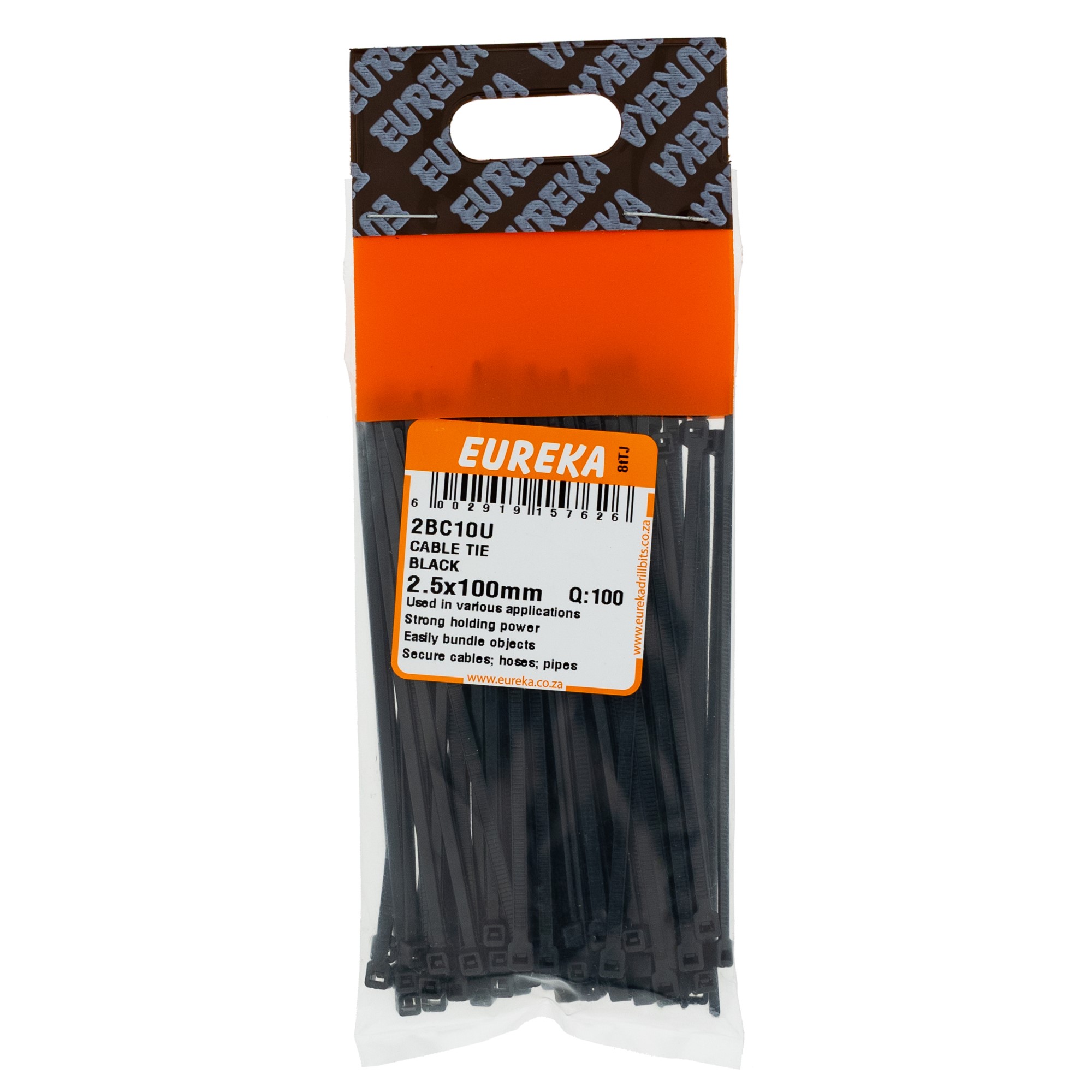 Cable Tie Black 2.5x100mm QTY100