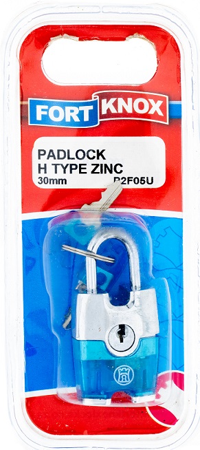 Padlock Fort Knox H Type Zinc 30mm