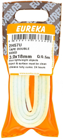 Tape Eureka Double Sided 3.0mmx18mmx5m