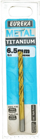 Drill Bit Eureka Titan Gold 6.5mm