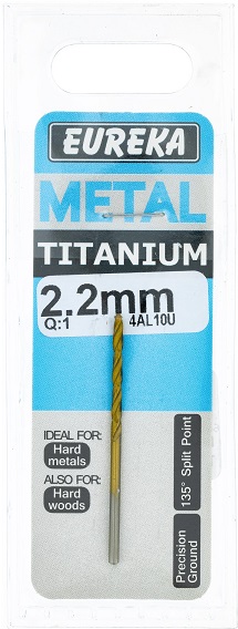 Drill Bit Eureka Titan Gold 2.2mm