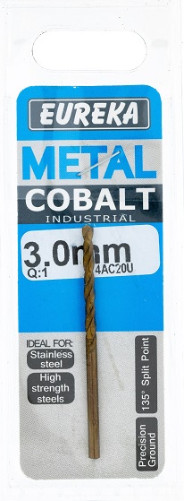 Drill Bit Eureka Cobalt 3mm