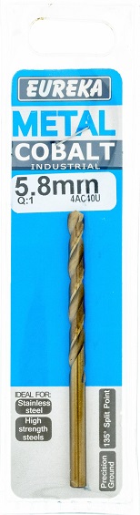 Drill Bit Eureka Cobalt 5.8mm