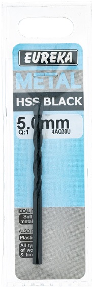 Drill Bit Eureka HSS Black 5mm