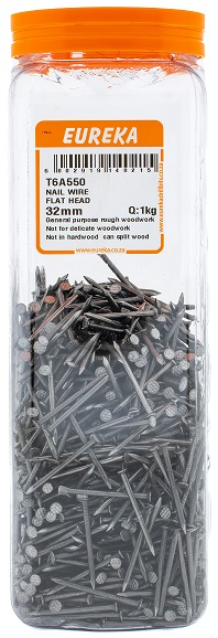 Nail Eureka Wire Flat Head 32mm 1kg