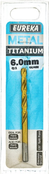 Drill Bit Eureka Titan Gold 6mm