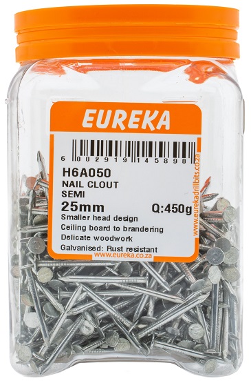 Nail Eureka Clout Semi 25mm 450gr