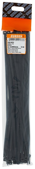 Cable Tie Black 4.7x305mm QTY50