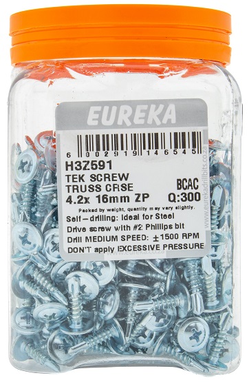 Tek Screw Truss Crse 4.2X16mm Zp Q:300