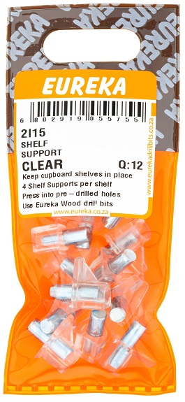 Support Eureka Shelf Clear 2I15 QTY4