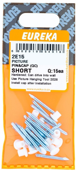 Pin Eureka Picture Pin & Cap Short 2E15