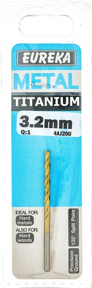 Drill Bit Eureka Titan Gold 3.2mm