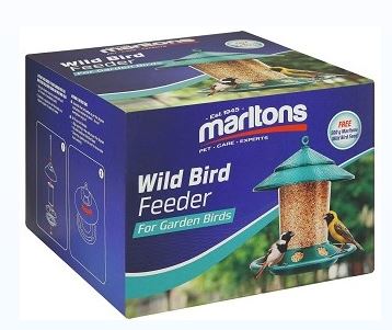 Encourage wild birds to visit your garden with this easy to use bird feeder. Includes a free Marltons Wild Bird Seed 500g pack to get you started.