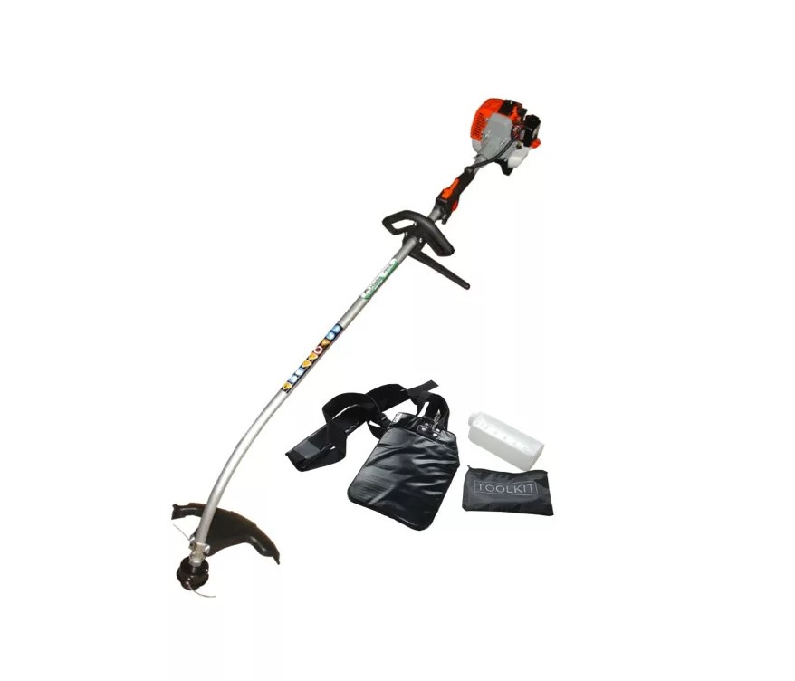 Husky Pro 30A Bent Shaft Trimmer 2-Stroke Petrol 26cc, 0.85kw with clutch  Nylon Head will help to make light work of the most hard to reach areas.