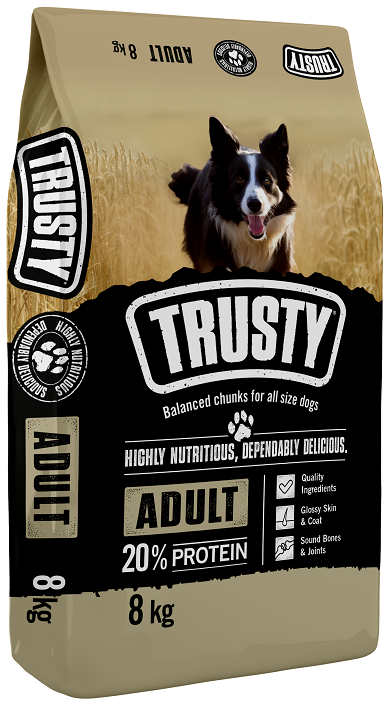 A balanced dog food suitable for all breeds. Trusty has been developed in South Africa by animal nutritionists to ensure it has all the nutritional requirements your dog needs.