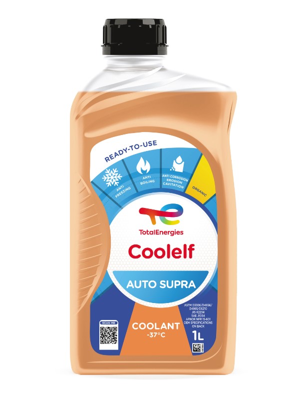 Cooling liquid suitable for all cooling systems of combustion engines in cars, vans, trucks, buses, constructing machines and agricultural tractors.