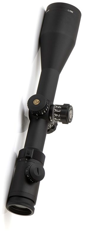 LX2 Professional series. 30mm main tube. Fifteen hash marks on each quadrant, 1 MOA apart with magnification set to 20x, facilitate versatile and simple aiming off points. The over-sized windage and elevation adjustment controls have large high-contrast white-on-black lettering that are easy to read in poor light with a minimum of visual clutter, and return to zero direction indicator. Each click adjusts the point of aim +/- 1/4 MOA (8mm @ 100) and each full turn of the control adjusts 12 MOA. The 2.5mm thick @ 20x reticle lines are fine enough to use for long range target shooting but are still visible for shooters with less than perfect eyesight.