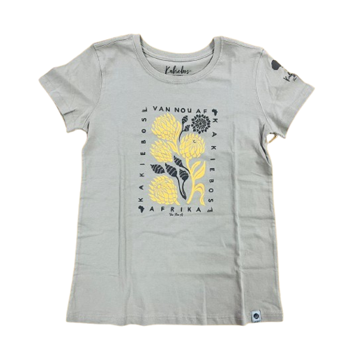 Tee Ladies Classic Fit Vintage Khaki L Kakiebos