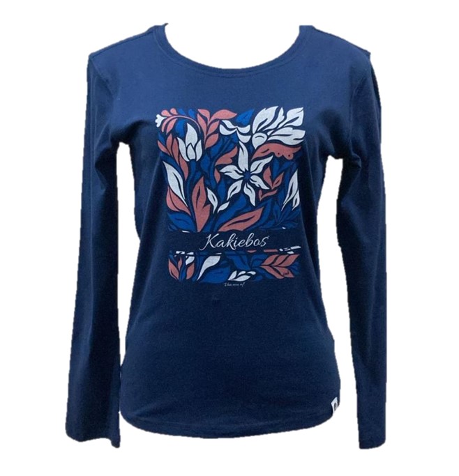 Tee Ladies L/S Classic Fit Navy XL Kakiebos
