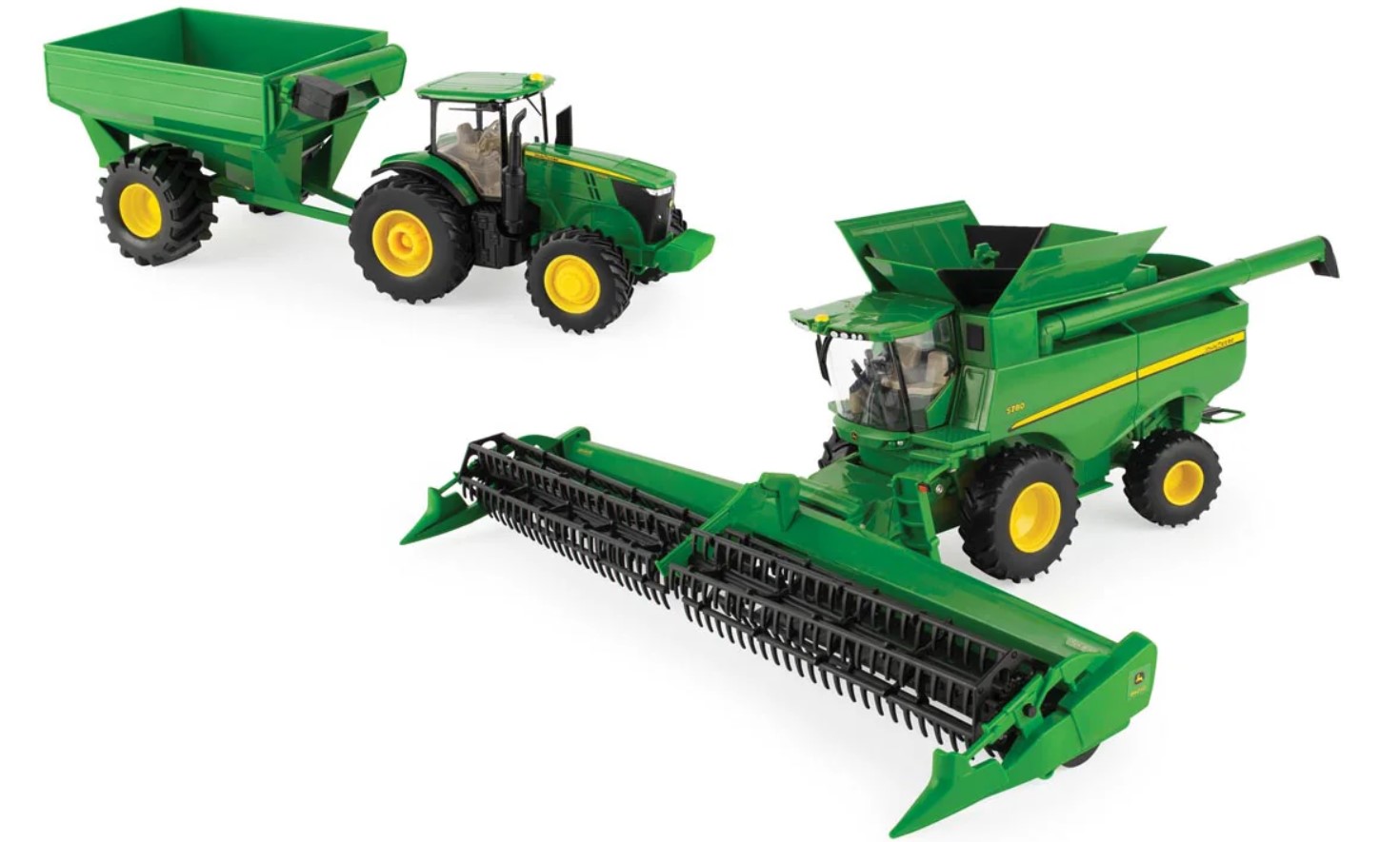 Toy Fun 1:32 Combine Harvesting Set