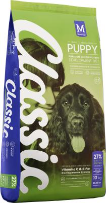 Naturally balanced premium nutrition with added essential vitamins & minerals for a complete meal. Puppies grow at different rates. Smaller breeds can reach adulthood in nine months, giant breeds may grow for up to two years. Puppies must eat today for the dogs they will be tomorrow. Benefits Include: Growth - 27% protein & 12% fat, high-protein meal, helps a puppy build strong muscles. Essential nutrients - vitamins, minerals & fatty acids promote a healthy skin and coat. Alertness - High levels of Omega-3 (such as DHA) support healthy cardiac function & vision. Taurine plays a vital role in the development of the brain & retinal function. Agility - Glucosamine supports healthy joint growth. Immune Support - Natural Antioxidants - Vitamin C & E, help support overall cellular health & assist in developing a healthy immune system. Digestion - Natural Prebiotics help to promote digestive health.