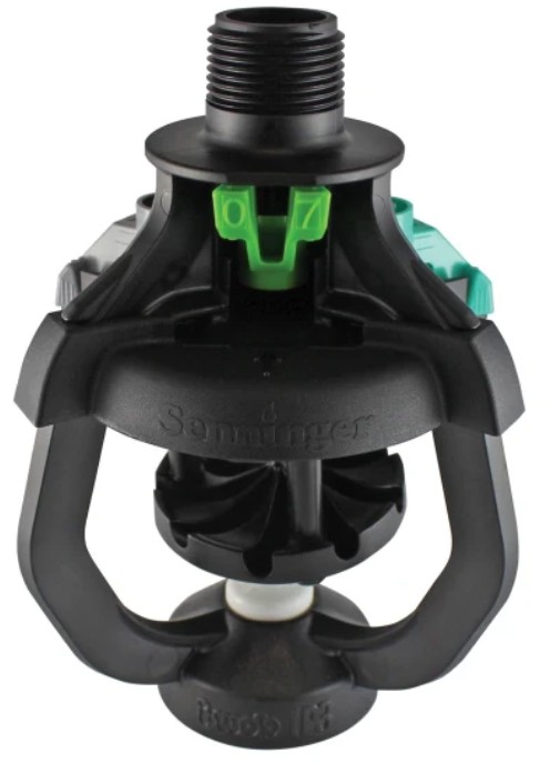 Senninger i-Wob 2 is the next generation of the i-Wob® UP3®, designed for center pivot irrigation. Its protective shroud doubles as a nozzle carrier, improving durability in harsh conditions. Senninger Wobbler® sprinklers are known worldwide for deliver