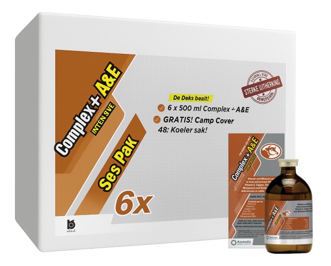 An ideal balanced combination of minerals and vitamins for the treatment and prevention of vitamin A, vitamin E, Copper, Zinc, Manganese and Selenium deficiencies in cattle.