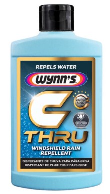 Wynns C Thru is a truly remarkable innovative rain dispersant product for windscreens and windows. Rain is dispersed so effectively, wipers are not needed even in heavy downpours. Applies easily with a clean cloth and lasts an entire rainy season.