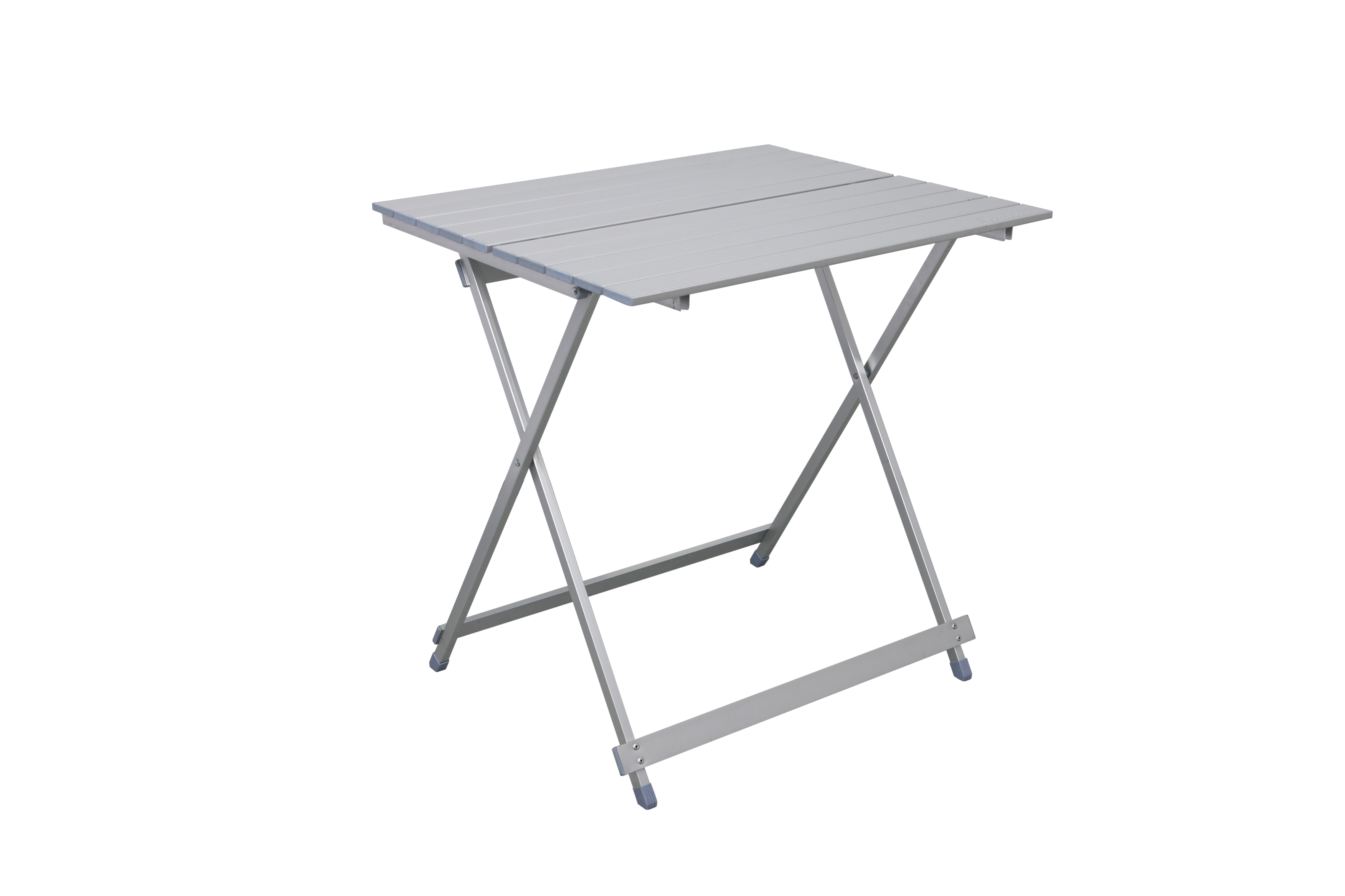 The KAUFMANN Fold Up Table is a versatile and convenient solution for both outdoor and indoor activities. FEATURES AND BENEFITS: Lightweight and Portable: Weighs only 3kg, making it easy to carry and transport. Built to Last: Made with durable and aesthetically pleasing brushed silver aluminium and a powder coated finish for long lasting use. Sturdy Construction: Supports up to 40kg. Compact Design: Folds down to a smaller size for easy storage and transport. Versatile Use: Ideal for a variety of outdoor activities. Easy Maintenance: Easy to clean. 1 Year Warranty. PRODUCT SPECIFICATIONS: Weight Capacity: 40kg. Packing: 4 pieces per brown carton. Weight: 3kg. DIMENSIONS: Open Size: 70cm (Length) x 60cm (Width) x 70cm (Height). Folding Size: 70cm (Length) x 4.5cm (Width) x 80cm (Height). CARE INSTRUCTIONS: The maximum load of this product is 40kg. Do not place anything on the table until it is assembled correctly.