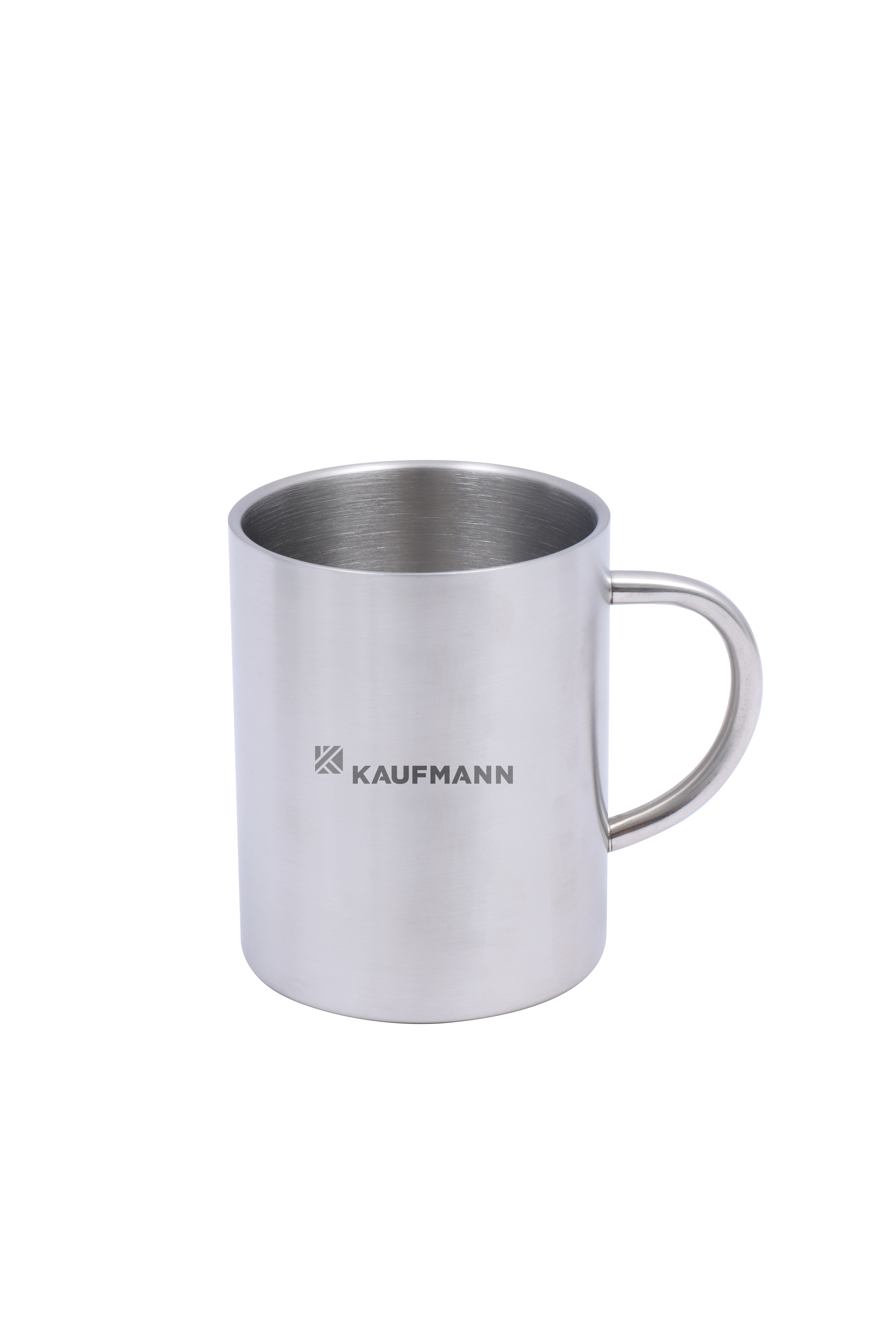 The Kaufmann Stainless Steel Coffee Mug (450ml) is a must-have for outdoor enthusiasts, combining durability and convenience. Crafted from premium stainless steel, it features a 304 stainless steel inner layer and a 201 stainless steel outer layer. Its lightweight and portable design makes it perfect for camping, hiking, braais, or any outdoor activity, allowing you to carry it effortlessly wherever you go. Designed for both durability and practicality, this mug has a comfortable size (Dia 8.5 x H 10.5cm) that fits well in your hand, making it easy to hold and drink from. It helps maintain your beverage?s temperature for longer, so you can enjoy hot or cold drinks on the go. This Kaufmann mug is an excellent addition to any outdoor gear collection, offering both style and functionality. BENEFITS: Durable Stainless Steel: Built with 304 stainless steels inside and 201 stainless steel outsides for enhanced durability.