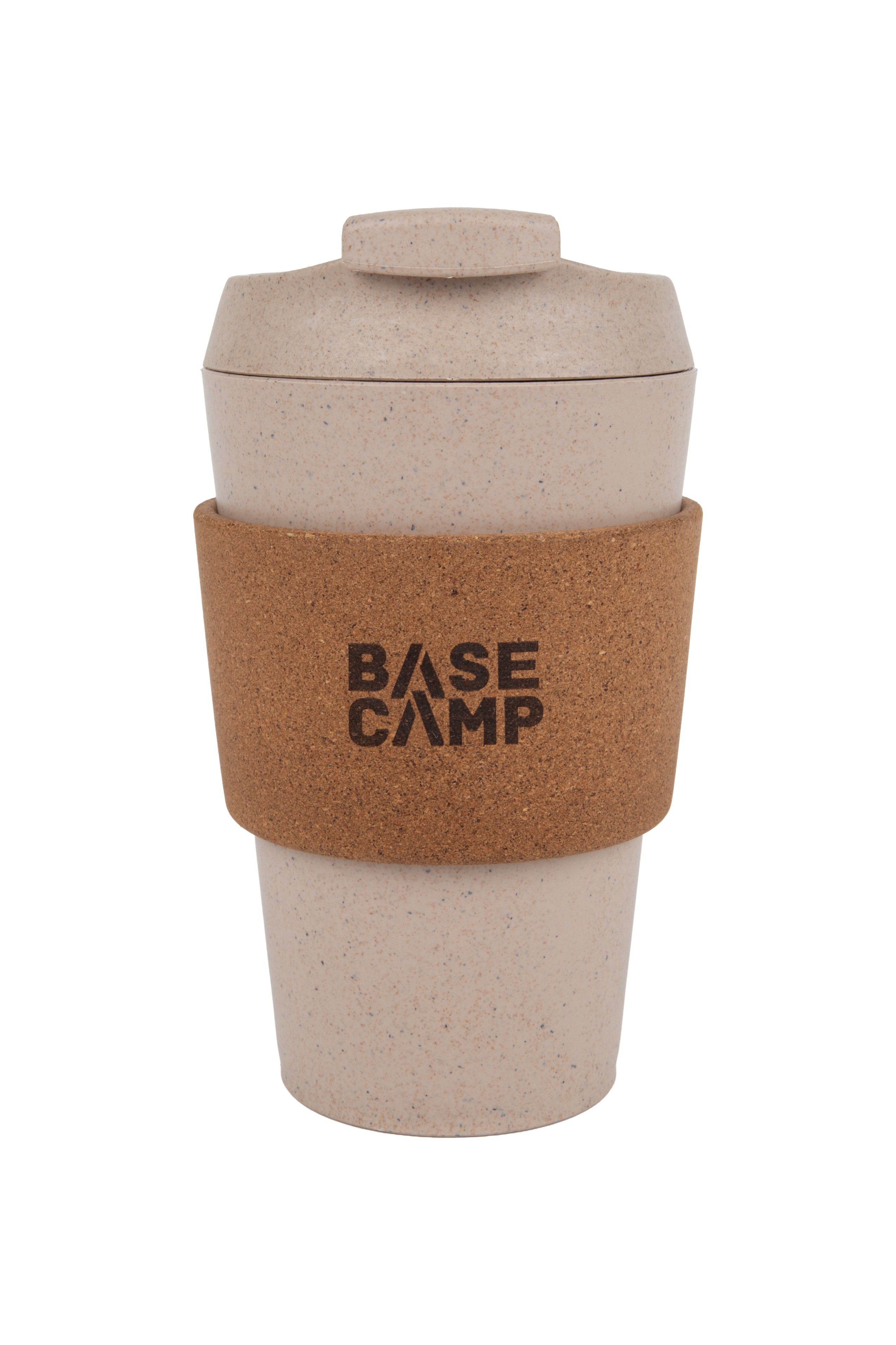 The Basecamp Husk Coffee Cup with Cork Sleeve (400ml) is the perfect choice for those who value sustainability and functionality. Made from a blend of eco-friendly coffee grounds and durable PP, this reusable cup is a versatile companion for both indoor and outdoor use. Its cork sleeve provides excellent insulation while adding a natural, stylish touch. Designed with a secure TPR sealing ring, it prevents spills and splashes. Whether you're enjoying coffee, tea, soft drinks, or fresh water, this cup is built for multipurpose use. Durable and lightweight, this cup is crafted for convenience and longevity. Its compact size fits most standard cup holders, making it perfect for travel, work. With proper care, this cup will serve as your trusted beverage companion for years. **FEATURES AND BENEFITS: Eco-Friendly Materials: Made with coffee grounds, reducing environmental impact. Cork Sleeve Insulation.