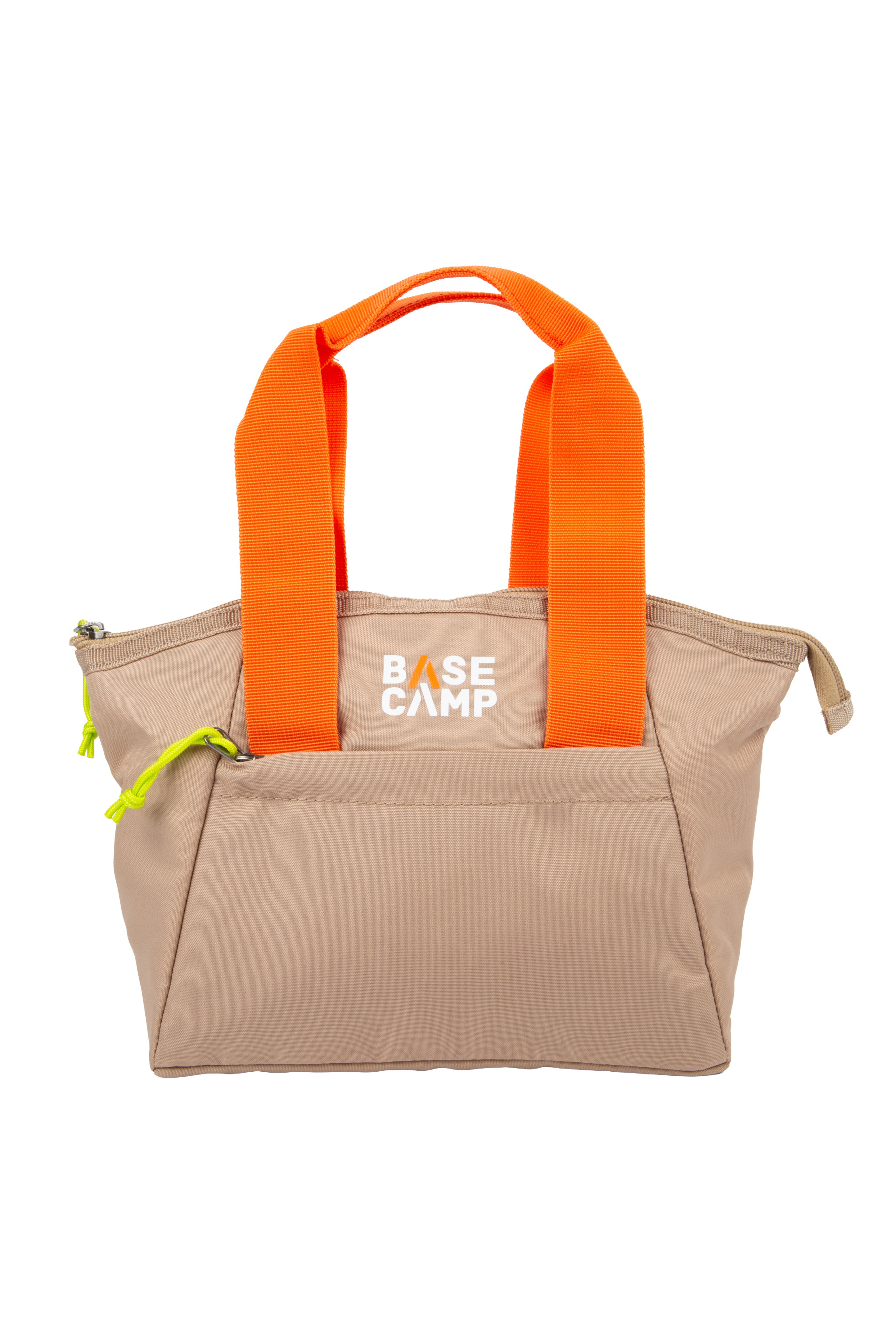 Basecamp Tote Cooler Bag 6 Can Stay cool and stylish on your next outing with the Basecamp Tote Cooler Bag. Designed to keep beverages and snacks chilled, it's the perfect companion for picnics, beach days, sports events, or braais. Crafted from tough 600D polyester, this cooler tote combines durability with effective insulation. Its spacious interior holds up to 6 cans, while a leak-proof liner keeps spills contained and cleaning hassle-free. The open-top design allows quick access to your refreshments, and the front zippered pocket is perfect for napkins, utensils, or condiments. Functional and fashionable, the Basecamp Tote Cooler is built to handle the outdoors while adding convenience to your adventures. ** Features & Benefits: Durable Construction: Built with rugged 600D polyester for long-lasting use. Leak-Proof Liner: Prevents spills and simplifies cleanup. Spacious Design: