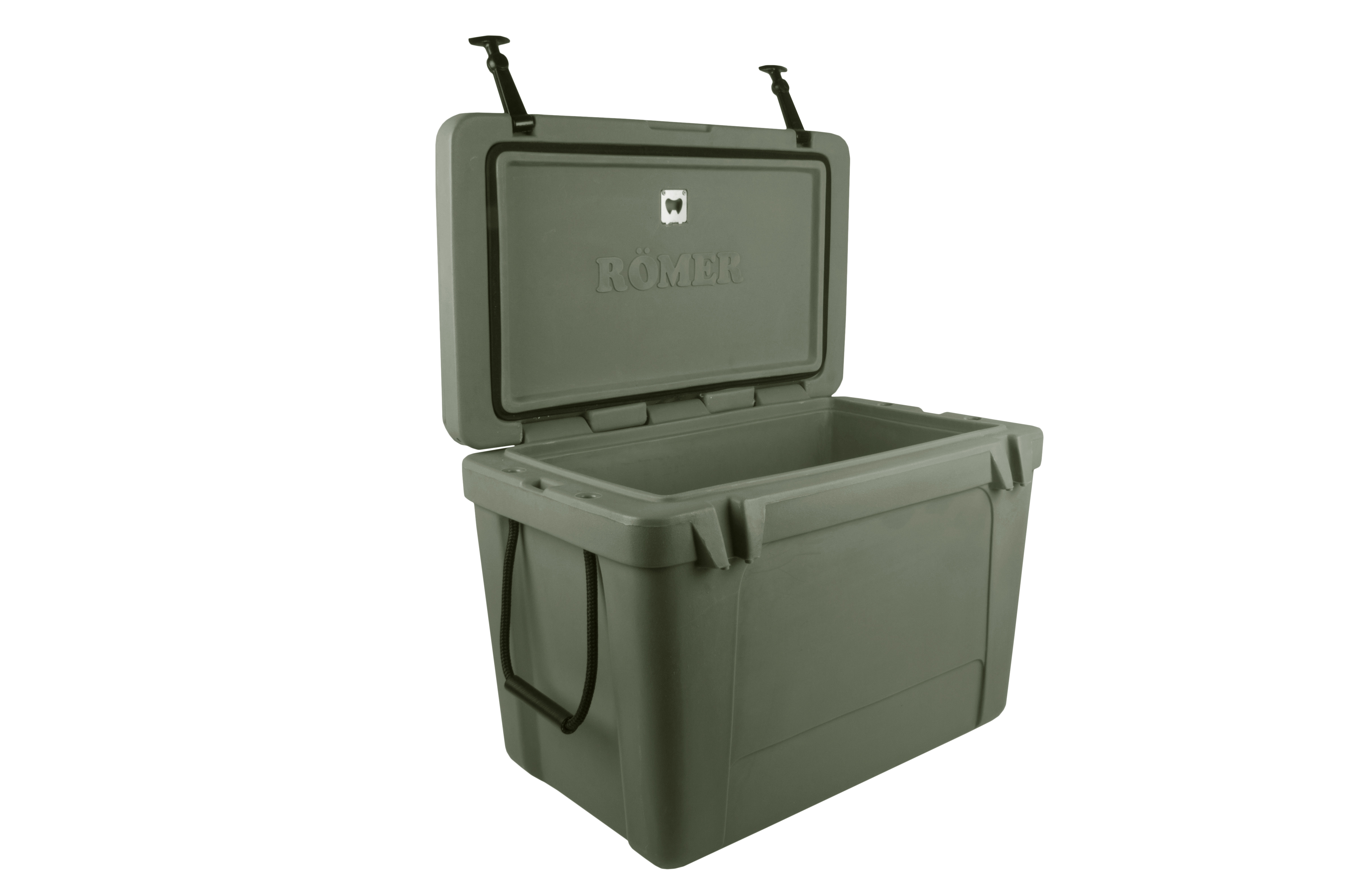 The Romer Cooler Box In Olive Green Colour; Boasting A Generous 45L Capacity; Is Your Perfect Companion For Keeping Drinks And Food Cool On All Your Outdoor Adventures. Whether youre Planning Camping Trips; Picnics; Or Beach Outings; This Spacious Cooler Box Ensures You Have A Well-Stocked Supply Of Refreshing Drinks And Snacks; All While Adding A Touch Of Style To Your Outdoor Experience. heres Why It Stands Out Extreme Heavy Duty Cooler Box. Tough And Durable Made Of Uv Resistant Food Grade Material. High Density Echo Friendly Polyurethane Insulation In Body And Lid. Silicon Gasket Seal On Lid For Air Tight Insulation. Drain Plug For Easy Water Drainage. Robust Hinge And Rubber Lid Latch. Unique Tie-Down Points Allow Cooler To Be Opened While Secured. 65Lt Dim: 72Cm(L) X 44Cm(W) X 49Cm(H). 45Lt Dim: 62Cm (L) X 38Cm (W) X 45Cm (H). 40Lt Dim: 70Cm (L) X 43Cm (W) X 32Cm (H).