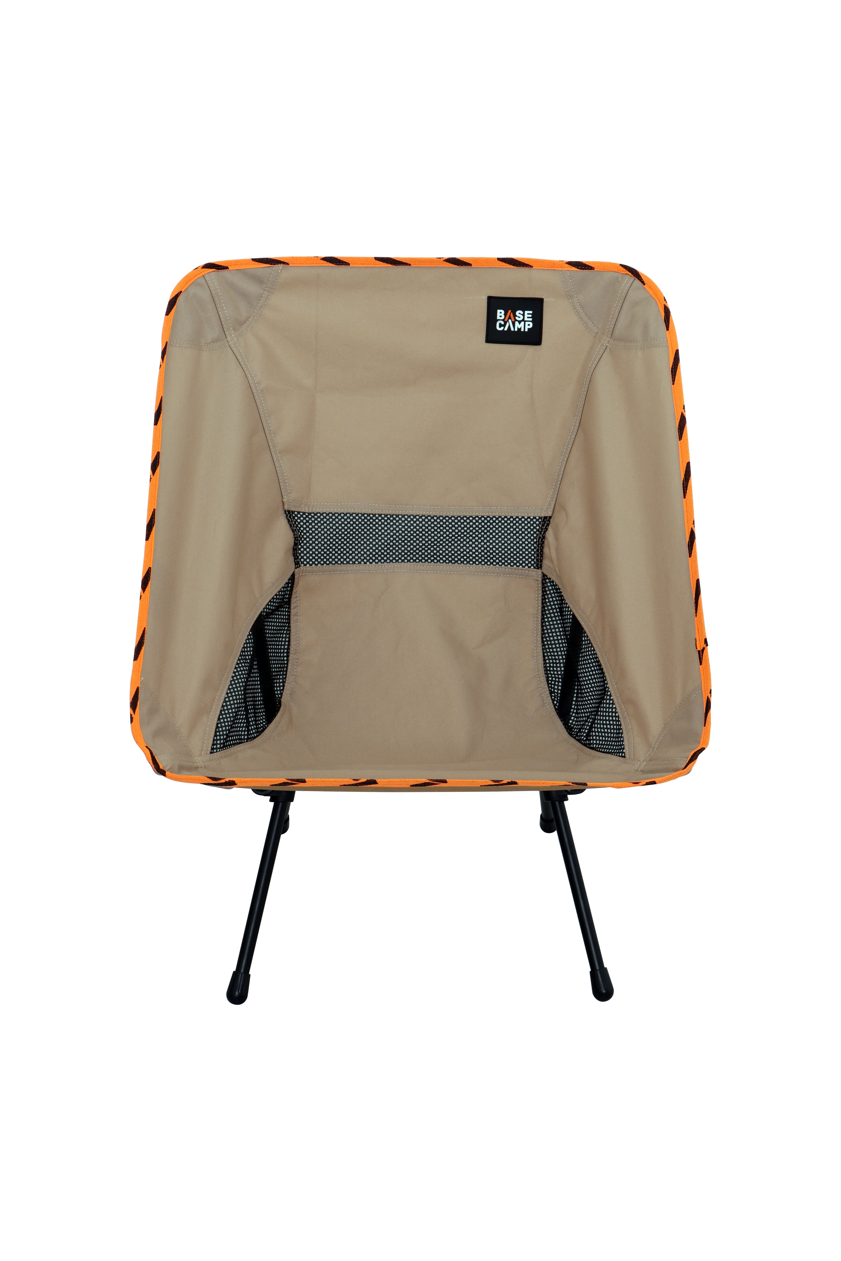 The Basecamp Bucket Camping Chair with a wide seat is designed for ultimate portability and comfort, perfect for outdoor activities like backpacking, camping, hiking, beach trips, picnics, and braais. Its bucket design (60cm wide seat) ensures a comfortable and supportive seating experience.**FEATURES AND BENEFITS: Comfortable seating with a wide bucket design.Compact folding frame for easy storage and travel.Breathable mesh fabric for airflow.Safety lock keeps chair securely open.Padded feet for extra grip.Durable iron tube frame and 600D polyester fabric with PE coating.Versatile use for outdoor activities.1-year warranty and includes a carry bag and cup holder.**PRODUCT SPECIFICATIONS:Frame material: Iron tube (15*1.0mm).Fabric: 600D polyester with PE coating, mesh.Weight capacity: 120kgDimensions: Open size: 48cm x 34cm x 65cm; folded: 60cm x 20cm x 20cm.