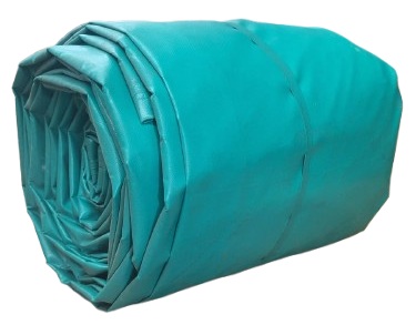 Tarp Ldv Pvc Green Med 6Mx8M 550Gsm Lion Tarps