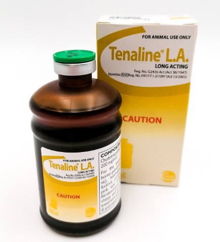 Long acting injectable oxytetracycline antibiotic for sheep, cattle and pigs.