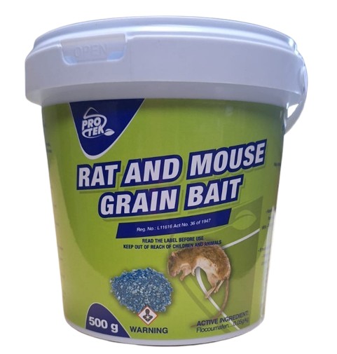 For use in homes, on farms, and in industrial premises. Effective against rats and mice, including those resistant to other anticoagulant rodenticides.