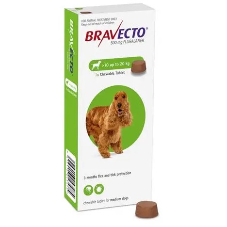 Tasty 3 monthly chewable tablet for the treatment and prevention of tick, flea, and mite infestations in dogs