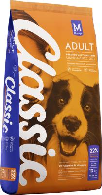 Naturally balanced premium nutrition with added essential vitamins & minerals for a complete meal. An adult requires an optimally balanced diet, rich in nutrients, energy and flavour. Benefits Include: Energy - Inclusive of 22% Protein and 10% Fat, helps your dog build lean muscles so they can reach and maintain a healthy weight and muscle conditioning. Well-being -Natural dietary Taurine levels are boosted by increasing Classic Adult's meat-based proteins, supporting cardiac function and retinal health. Agility - Glucosamine and Chondroitin are natural joint-soothing ingredients that help support increased flexibility and mobility, as well as assist in rebuilding joint tissue. Digestion - Natural Prebiotics, help to promote digestive health. Immune Support - Natural Antioxidants, such as Vitamin C and E, help support overall cellular health. Stamina - An assortment of slow-release wholegrains provide stable energy levels throughout the day due to the Low Glycaemic Formulation.