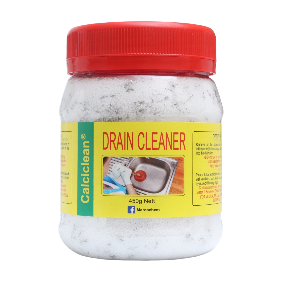 The Drain Cleaner Will Open Blocked Drains.