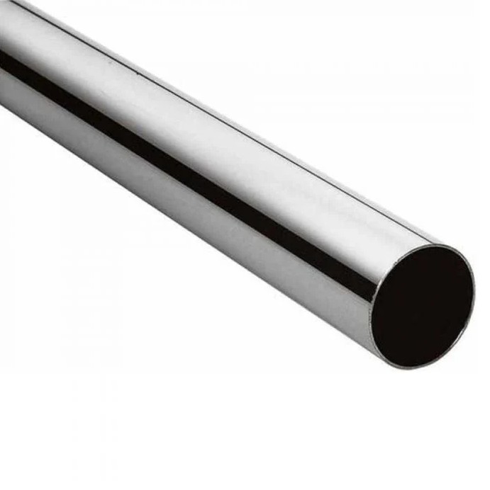 The Mackie chrome-plated tubing is a durable steel tube measuring 30,000 mm in length and 19 mm in diameter, featuring a polished chrome finish for enhanced appearance and corrosion resistance. It is designed for use in a variety of applications where stre