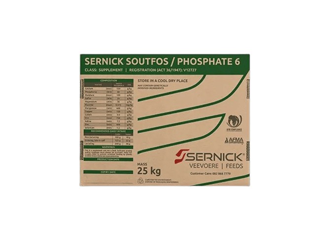 South African soils and pastures generally lack rich phosphate deposits, making phosphate supplementation essential for good growth and reproduction. This pre-mixed, ready-to-feed block is enriched with molasses to provide a pleasant taste without encourag