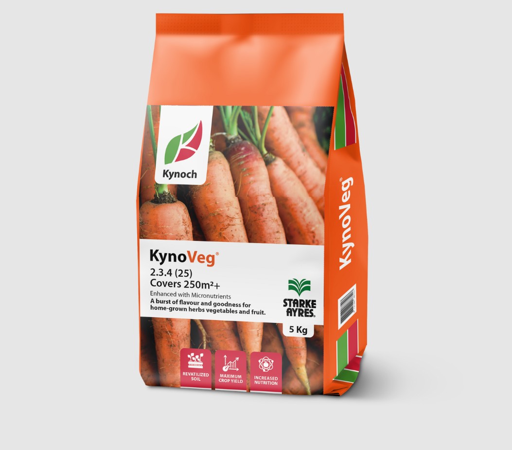 KynoVeg vegetable fertilizer 5kg for richer taste in home-grown herbs, veggies & fruit. 